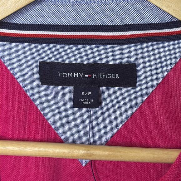 NWT Men’s Tommy Hilfiger Pink With Tommy Hilfiger Logo Polo Shirt Size Small - Picture 5 of 5